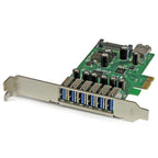 StarTech 7 Port USB 3.0 PCIe Low Profile Adapter Card(PEXUSB3S7) - 1