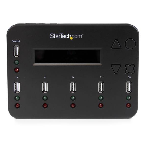 StarTech USB 1:5 Flash Drive Duplicator & Multi-Pass DoD Eraser(USBDUP15) - 2