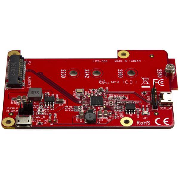 StarTech USB to M.2 SATA SSD Converter for Raspberry Pi & Dev Boards(PIB2M21) - 2