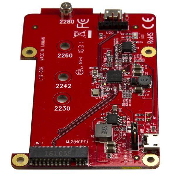 StarTech USB to M.2 SATA SSD Converter for Raspberry Pi & Dev Boards(PIB2M21) - 3