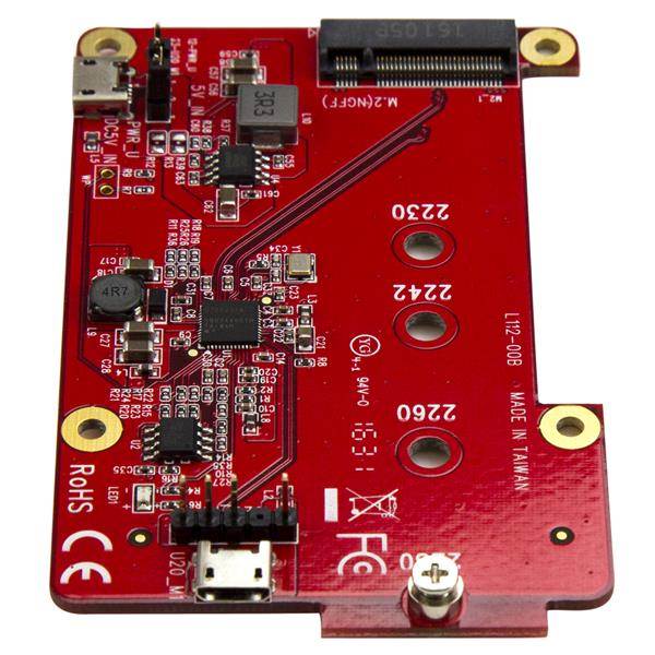 StarTech USB to M.2 SATA SSD Converter for Raspberry Pi & Dev Boards(PIB2M21) - 5
