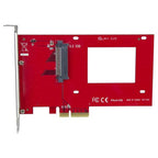 StarTech U.2 to PCIe Adapter - 2.5" U.2 NVMe SSD - SFF-8639 - x4 PCIe(PEX4SFF8639) - 1