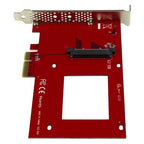 StarTech U.2 to PCIe Adapter - 2.5" U.2 NVMe SSD - SFF-8639 - x4 PCIe(PEX4SFF8639) - 2