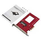 StarTech U.2 to PCIe Adapter - 2.5" U.2 NVMe SSD - SFF-8639 - x4 PCIe(PEX4SFF8639) - 5