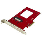 StarTech U.2 to PCIe Adapter - 2.5" U.2 NVMe SSD - SFF-8639 - x4 PCIe(PEX4SFF8639) - 6