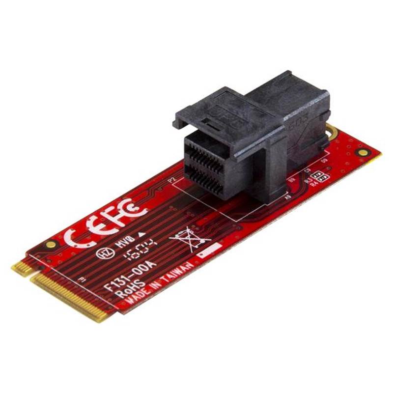StarTech U.2 to M.2 Adapter for U.2 NVMe SSD - M.2 PCIe x4 Host(M2E4SFF8643) - 1
