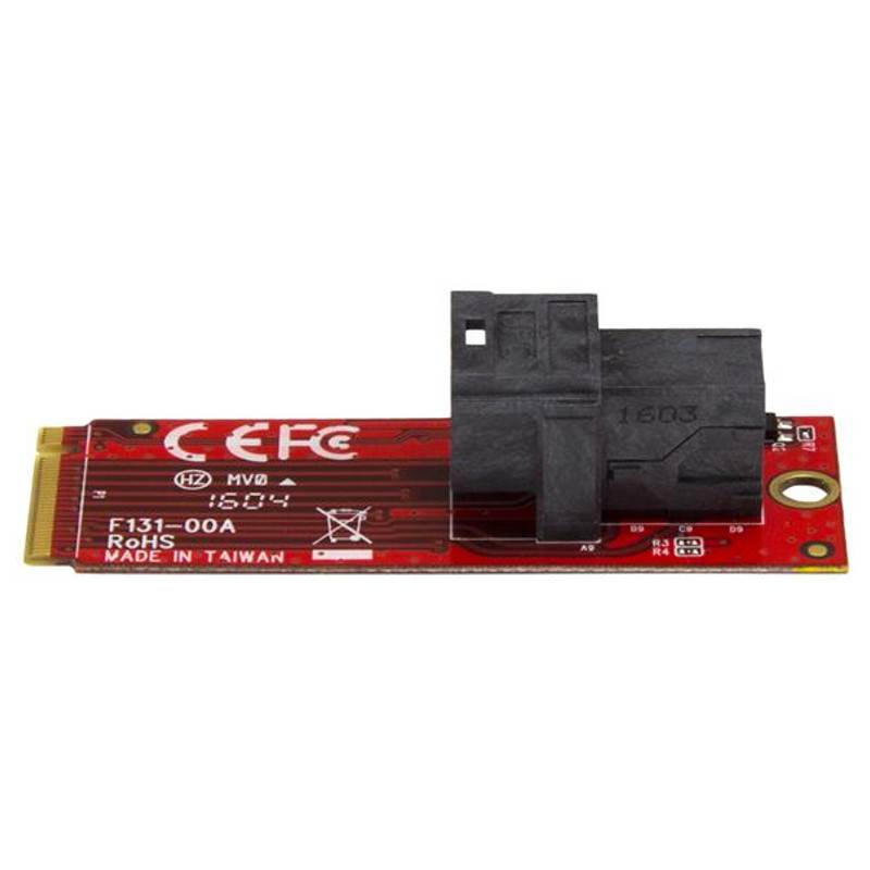 StarTech U.2 to M.2 Adapter for U.2 NVMe SSD - M.2 PCIe x4 Host(M2E4SFF8643) - 2