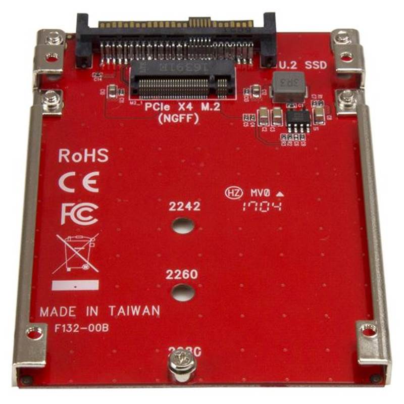StarTech M.2 to U.2 (SFF-8639) Adapter for M.2 PCIe NVMe SSDs(U2M2E125) - 4