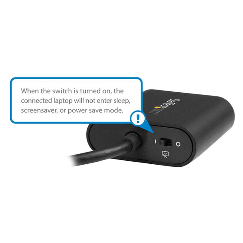 StarTech USB-C to HDMI Adapter with Presentation Mode Switch - 4K 60Hz(CDP2HD4K60SA) - 5