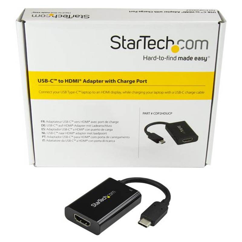 StarTech USB C to HDMI 2.0 Adapter 4K 60Hz - Power Delivery Passthrough(CDP2HDUCP) - 6