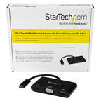 StarTech USB Type-C to VGA Adapter with PD & USB Port - USB-C Adapter(CDP2VGAUACP) - 5