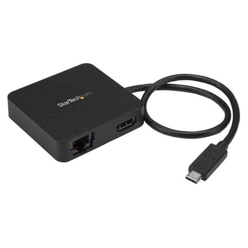 StarTech USB C Multiport Adapter to 4K HDMI/GbE/USB 3.0 Hub - Mini Dock(DKT30CHD) - 1