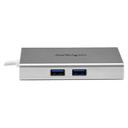 StarTech USB-C Multiport Adapter Travel Dock - 4K HDMI, GbE, 2x USB, PD(DKT30CHPDW) - 2