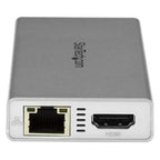 StarTech USB-C Multiport Adapter Travel Dock - 4K HDMI, GbE, 2x USB, PD(DKT30CHPDW) - 3