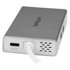 StarTech USB-C Multiport Adapter Travel Dock - 4K HDMI, GbE, 2x USB, PD(DKT30CHPDW) - 4