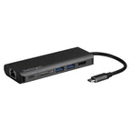 StarTech USB-C Multiport Adapter - USB-C to 4K HDMI - PD/USB 3.0/GbE/SD(DKT30CSDHPD) - 1