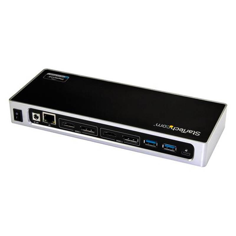 StarTech Dual 4K Dock - Mac and Windows - USB-A & USB-C - DP & HDMI(DK30A2DH) - 2