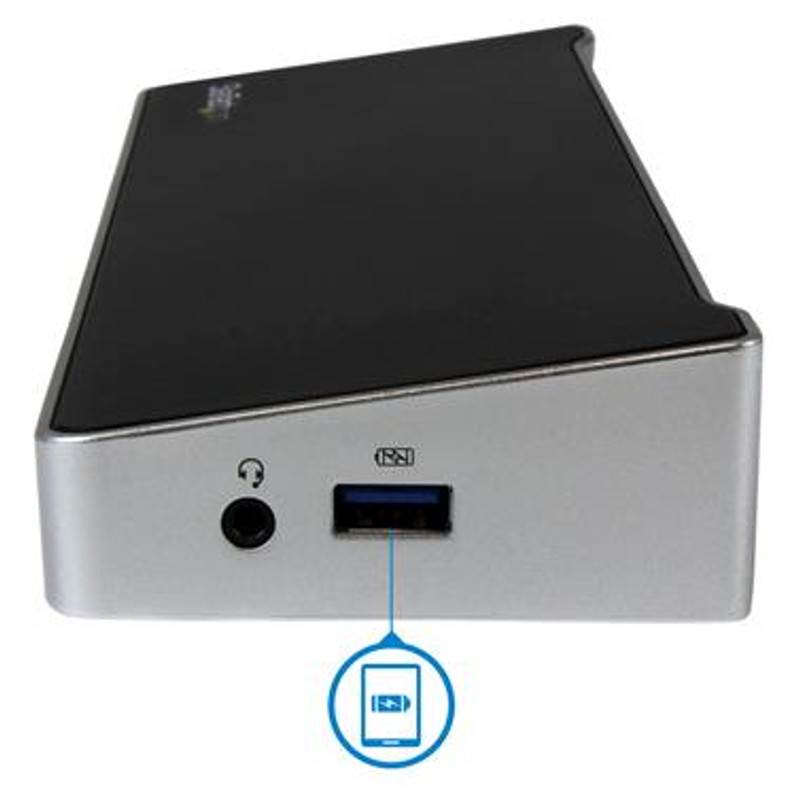 StarTech 4K USB-C Dock - Triple Monitor - Mac & Windows - 60W USB PD(DK30CH2DPPD) - 3