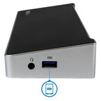 StarTech 4K USB-C Dock - Triple Monitor - Mac & Windows - 60W USB PD(DK30CH2DPPD) - 3