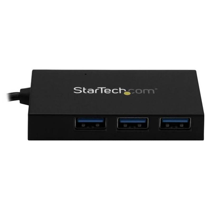 StarTech 4 Port USB 3.0 Hub 5Gbps - 3 USB-A & 1 USB-C - USB Bus Powered(HB30A3A1CFB) - 2