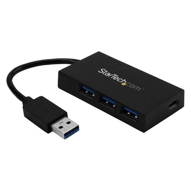 StarTech 4 Port USB 3.0 Hub (USB-A) - 3 USB-A & USB-C - Self/Bus Power(HB30A3A1CSFS) - 1