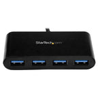 StarTech 4 Port USB C Hub - USB-C to 4x A - USB 3.0 Hub - Bus Power(HB30C4AB) - 2