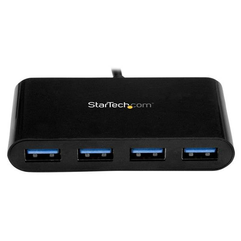 StarTech 4 Port USB C Hub - USB-C to 4x A - USB 3.0 Hub - Bus Power(HB30C4AB) - 2