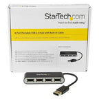 StarTech 4Port USB 2.0 Hub - Portable - 4 Port USB Hub - Mini USB Hub(ST4200MINI2) - 6