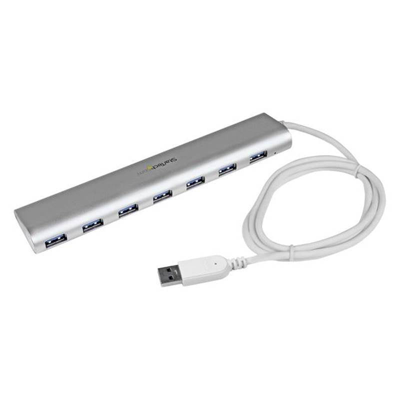 StarTech 7Port USB Hub - Aluminum and Compact USB 3.0 Hub for Mac(ST73007UA) - 1
