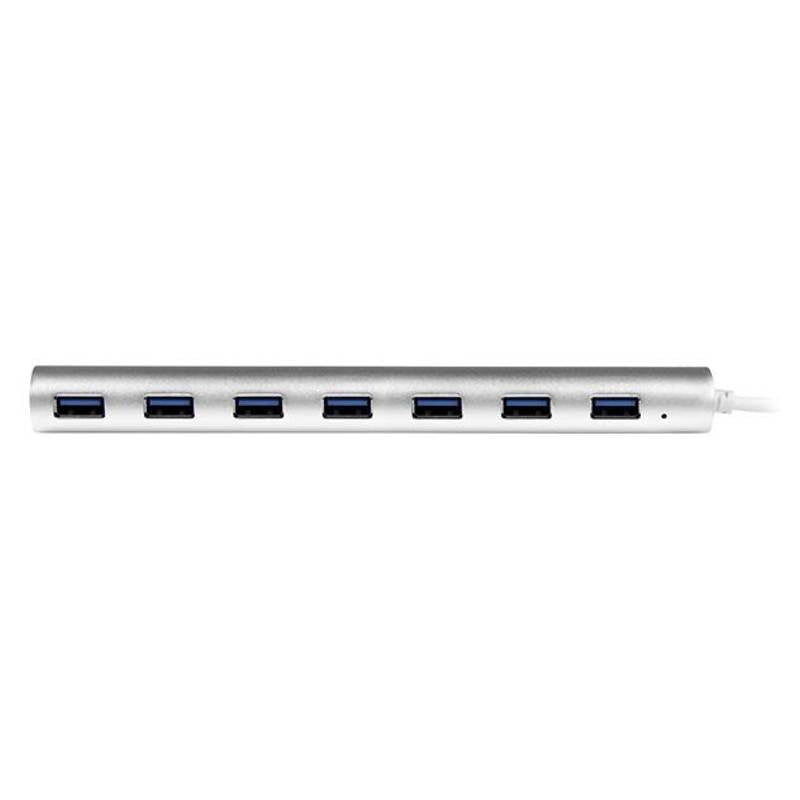 StarTech 7Port USB Hub - Aluminum and Compact USB 3.0 Hub for Mac(ST73007UA) - 3