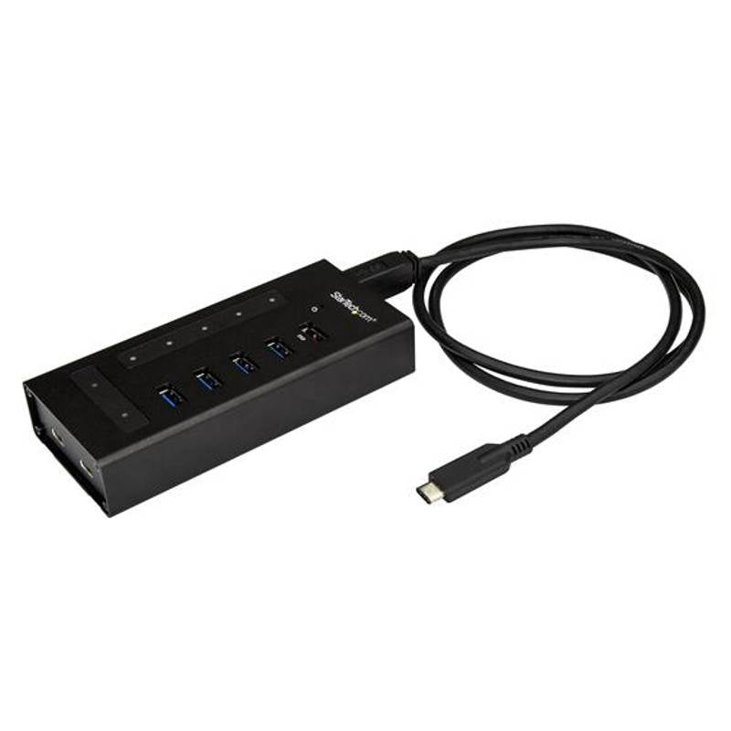StarTech 7 Port USB C Hub 5Gbps - 2C/5A - Self Powered USB Type-C Hub(HB30C5A2CST) - 1