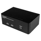 StarTech 4K Dual KVM Switch for DisplayPort Computers and Monitors(SV231DPDDUA2) - 2