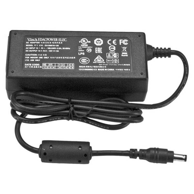 StarTech Replacement or Spare 12V DC Power Adapter - 12 Volts, 5 Amps(SVA12M5NA) - 2