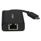 StarTech USB C to Gigabit Ethernet Adapter/ RJ45 Network Converter w/PD(US1GC30PD) - 1