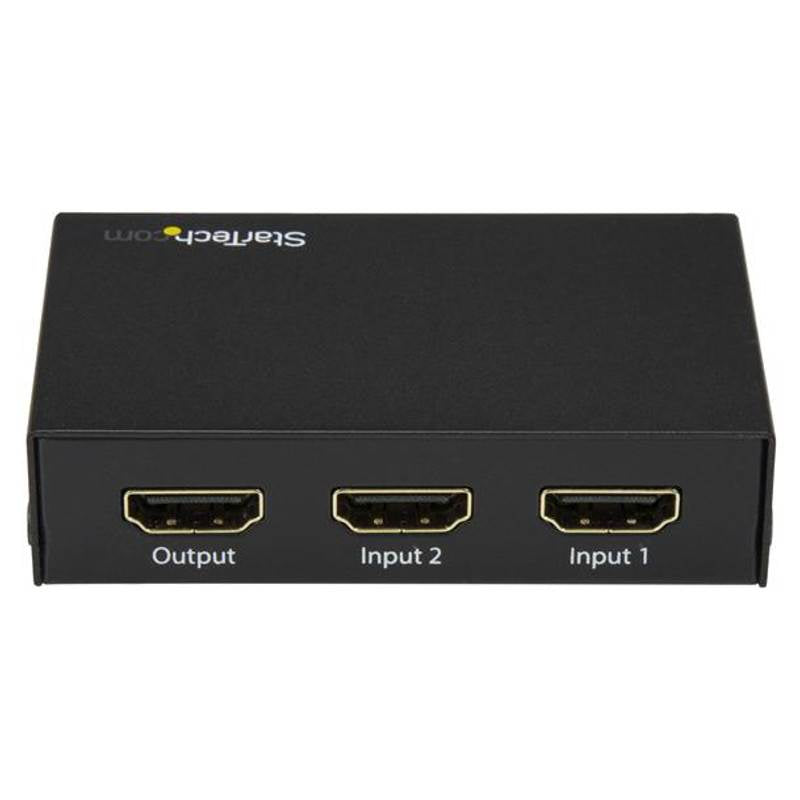 StarTech 2x1 HDMI Video Switch - 4K60 - HDMI Video Switcher - 4K 60Hz(VS221HD20) - 2