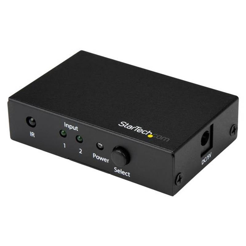 StarTech 2x1 HDMI Video Switch - 4K60 - HDMI Video Switcher - 4K 60Hz(VS221HD20) - 3