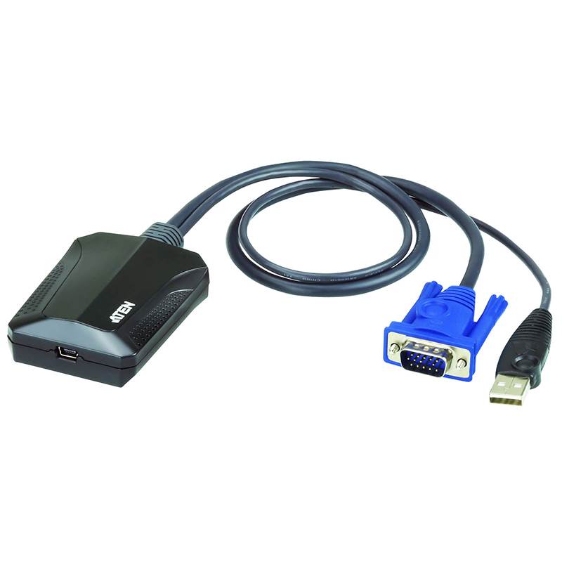 ATEN Laptop USB KVM Console Crash Cart Adapter IT Kit(CV211CP-AT) - 5