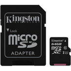 Kingston 64GB Canvas Select microSDXC UHS-I Class 10 Memory Card - 80MB/s(SDCS/64GB) - 1