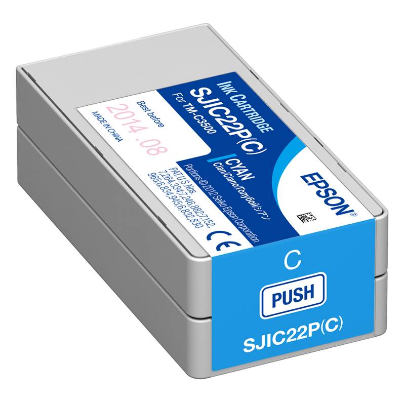 Epson Cyan Ink Cartridge for C3500(C33S020581) - 1