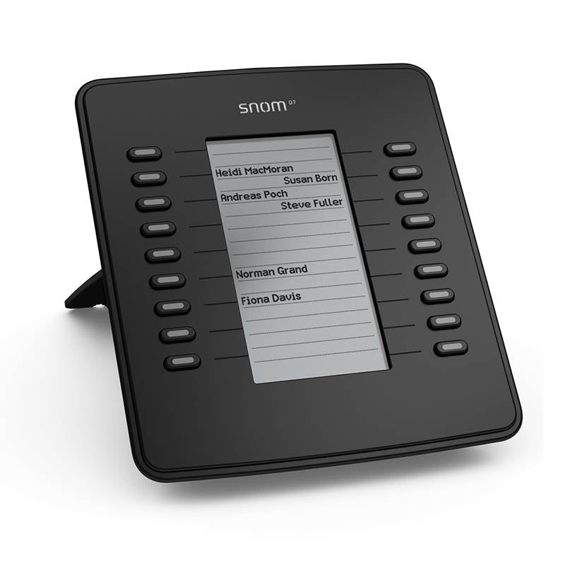 Snom D7 18 Button Black Keypad w/ USB Connection for 715/720/725/760/765 Series(SNOM-D7) - 1