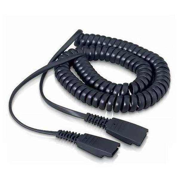 Jabra QD to QD 2m Coiled Cord (8730-009) - 1
