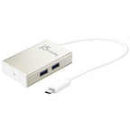 j5create JCH343 USB Type-C to 4 Port USB Type-A Hub(JCH343) - 1