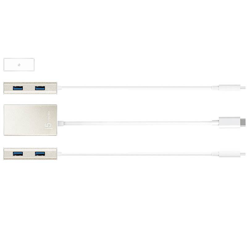 j5create JCH343 USB Type-C to 4 Port USB Type-A Hub(JCH343) - 3
