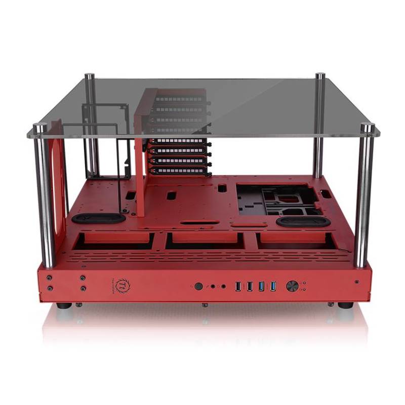Thermaltake Core P3 Tempered Glass Mid-Tower ATX Case - Red(CA-1G4-00M3WN-03) - 3