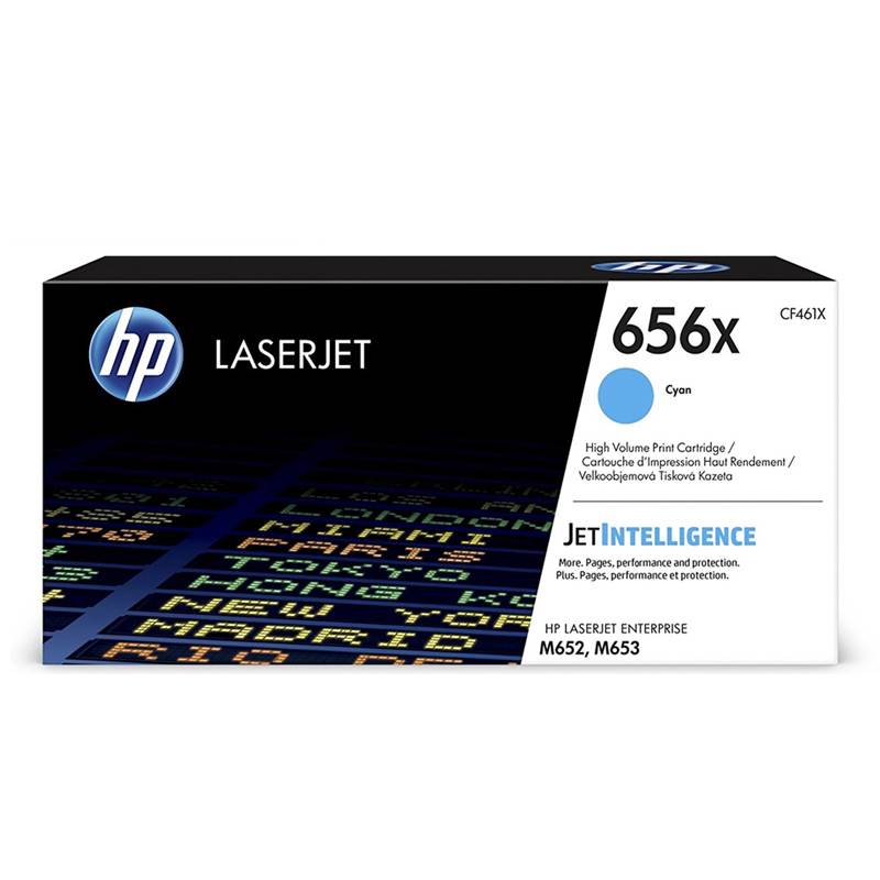 HP 656X LaserJet Toner Cartridge - Cyan (CF461X)(CF461X) - 1