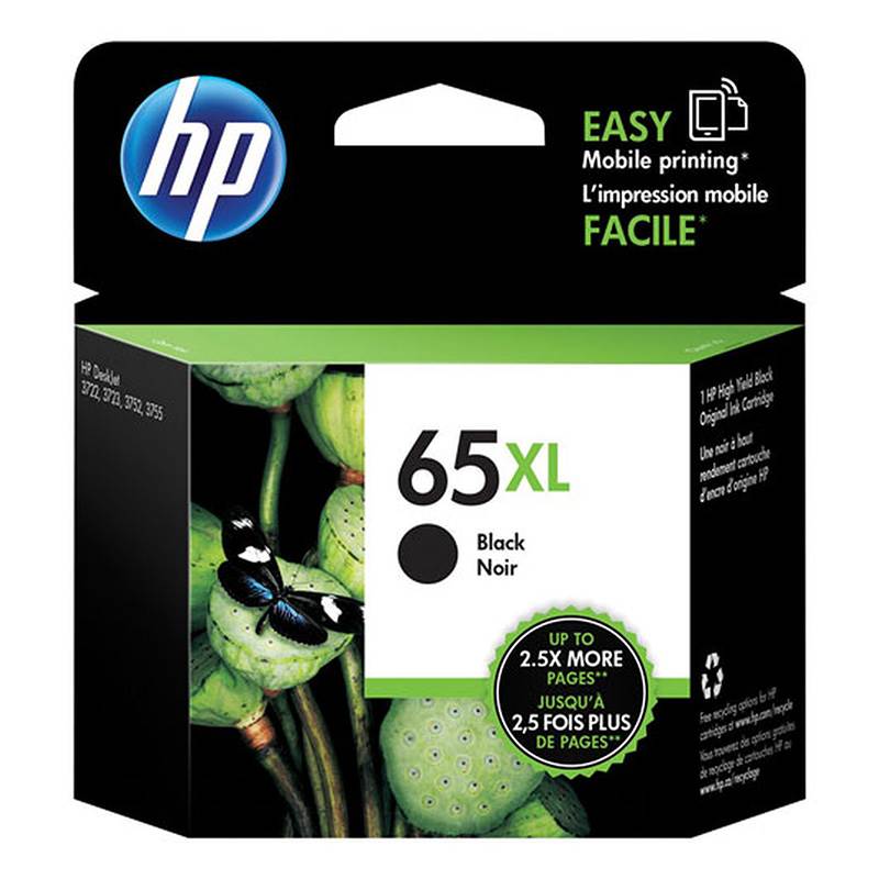 HP 65XL Ink Cartridge - Black (N9K04AA)(N9K04AA) - 1