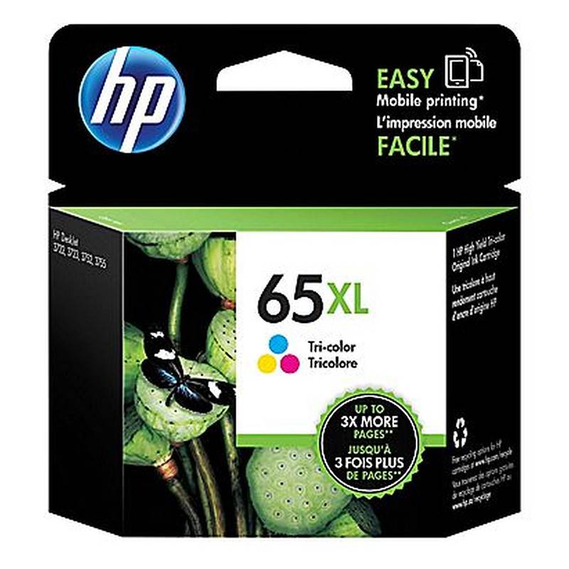 HP 65XL Ink Cartridge - Tri-Colour (N9K03AA)(N9K03AA) - 1