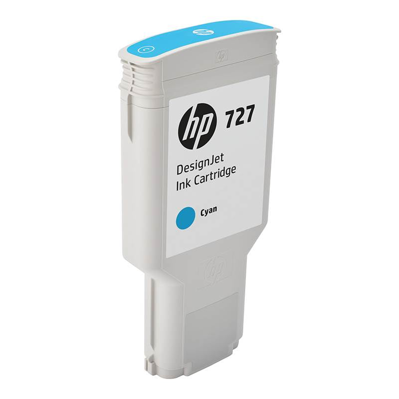 HP 727 300ML Ink Cartridge - Cyan (F9J76A)(F9J76A) - 1
