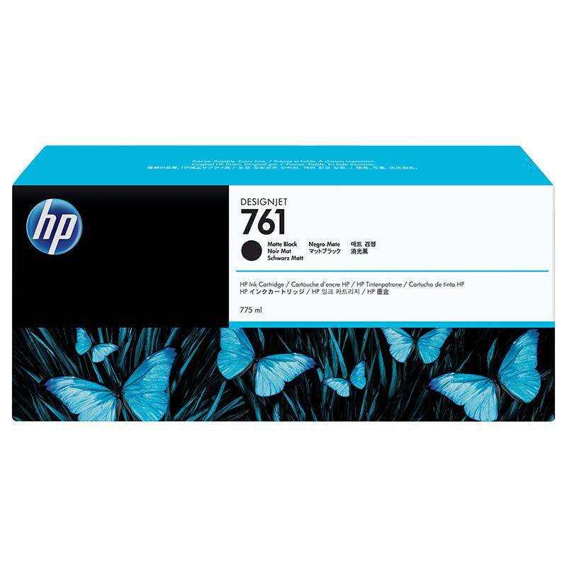 HP 761 775ML DesignJet Ink Cartridge - Matte Black (CM997A)(CM997A) - 1
