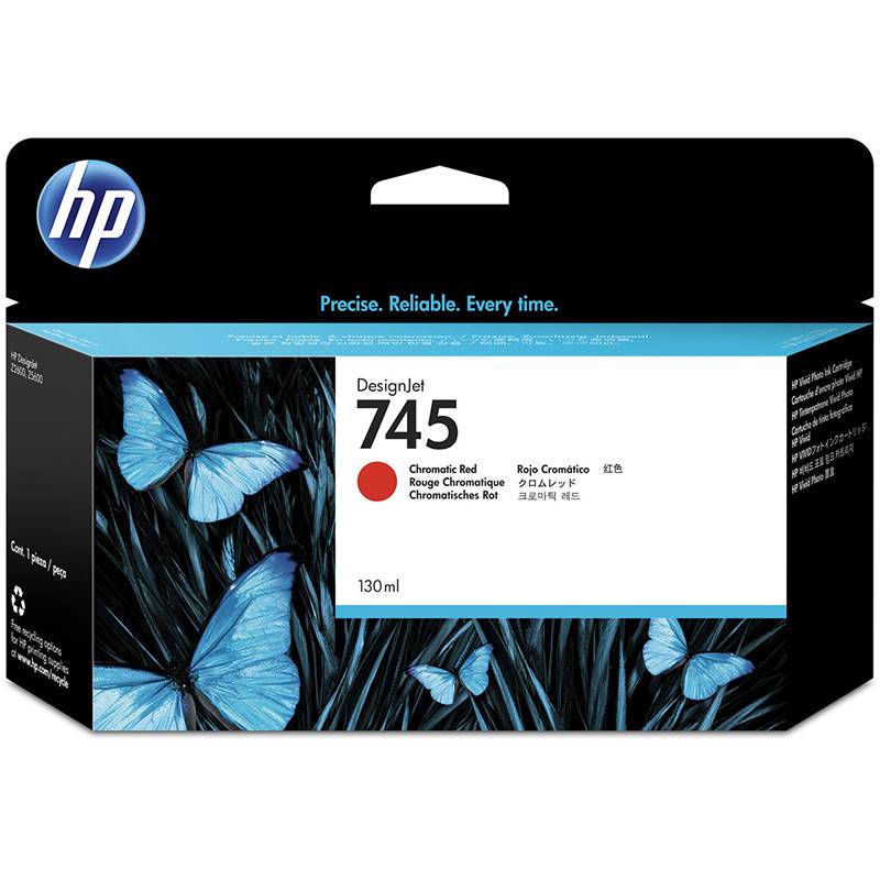 HP 745 130ML Ink Cartridge - Chromatic Red (F9K00A)(F9K00A) - 1